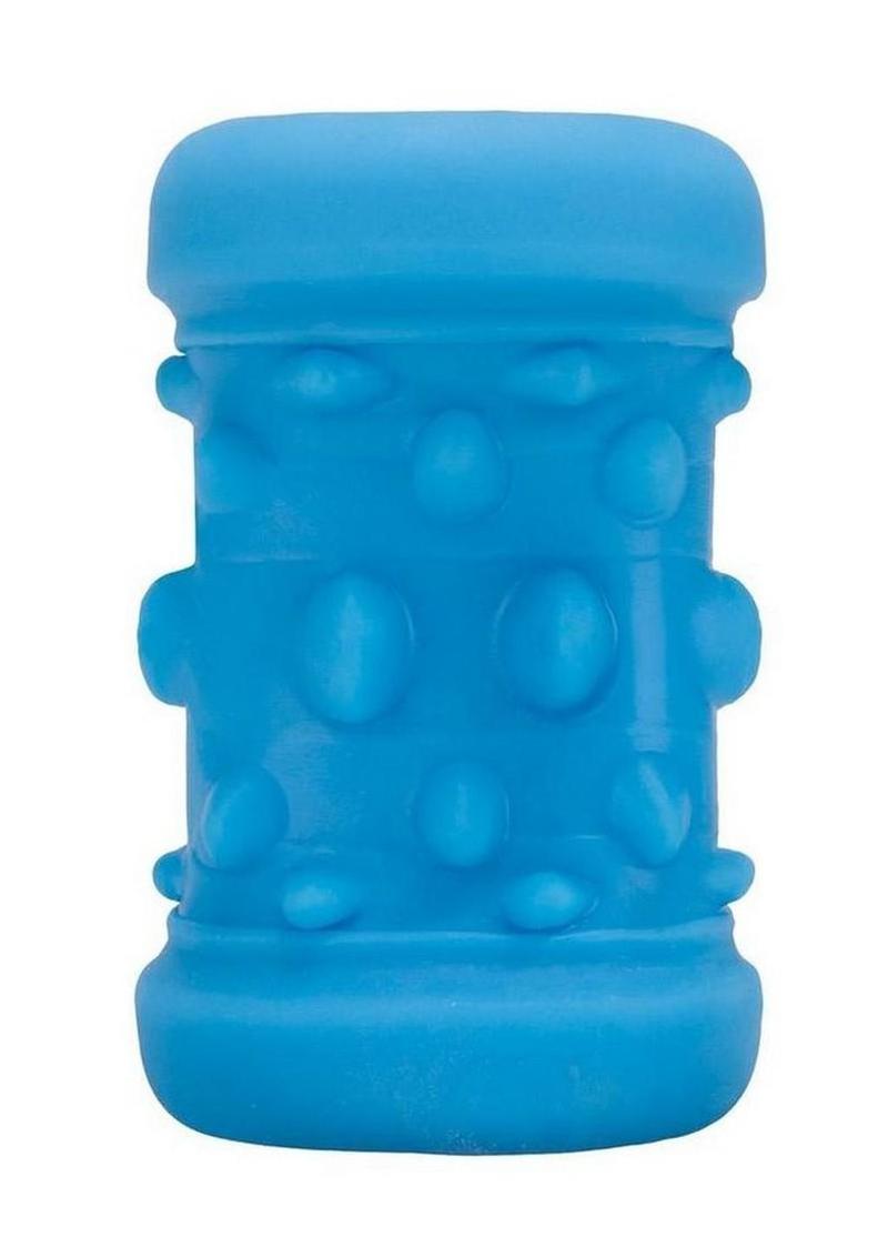 Bodywand 4Play Wavy Grip Nubby Textured Stroker - Blue