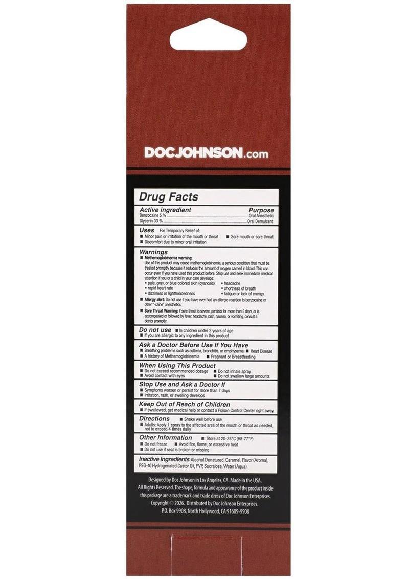 GoodHead Deep Throat Oral Anesthetic Spray Double Chocolate