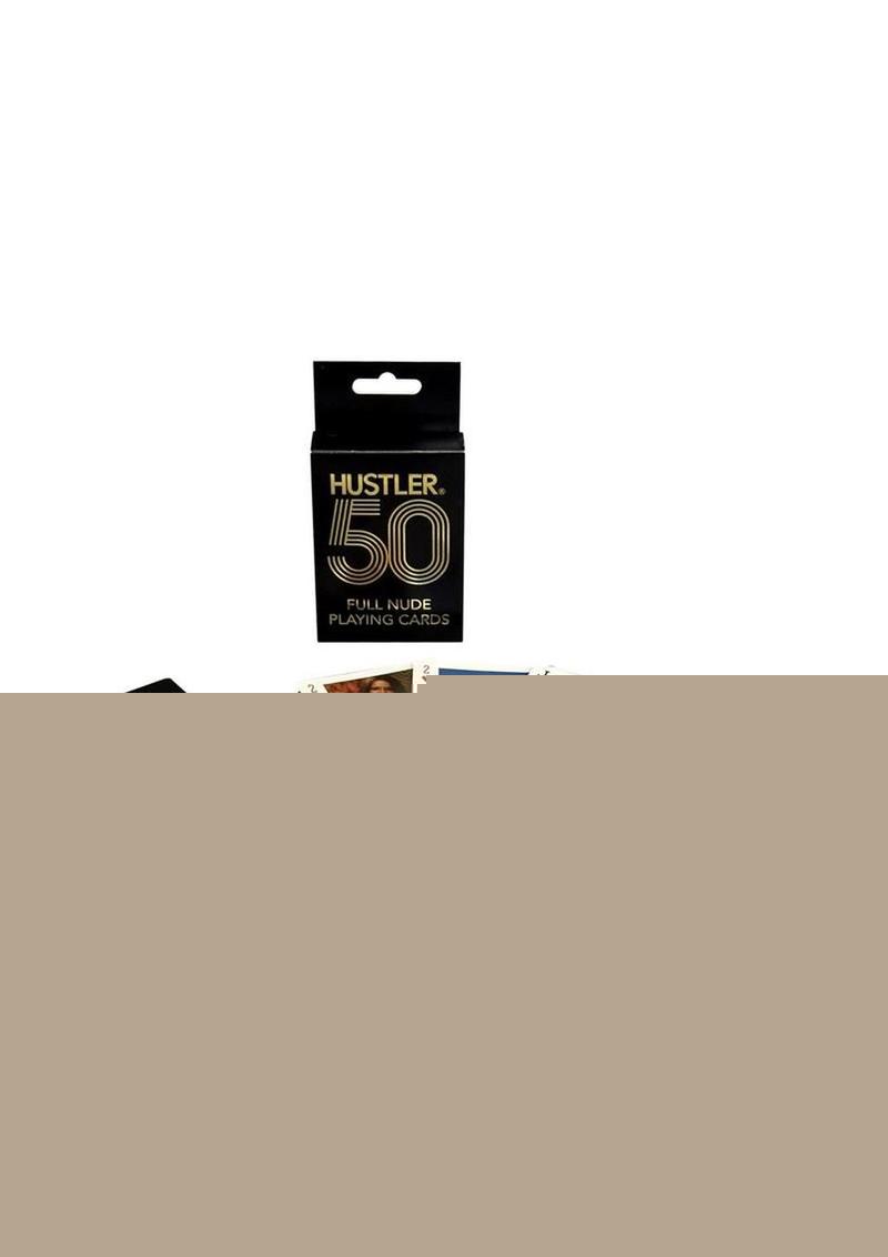 Hustler 50 Full Nude Playing Cards