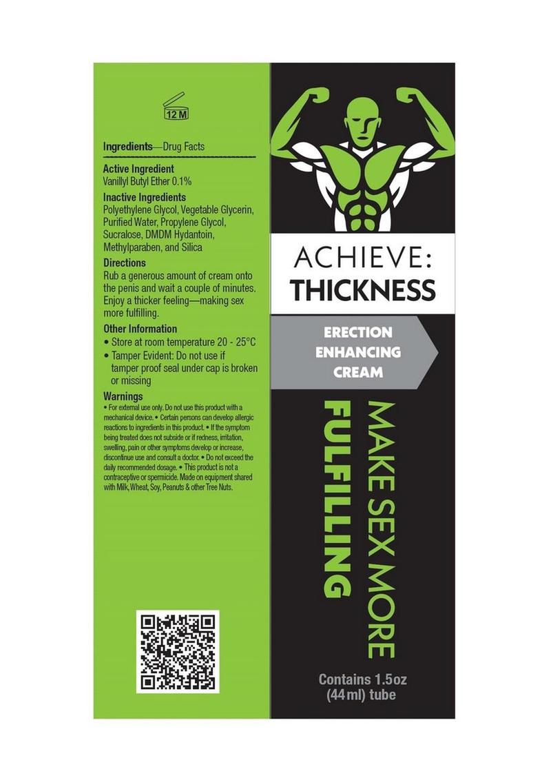 Achieve Thickness Girth Enhancement Cream (1.5 oz / 43 mL)