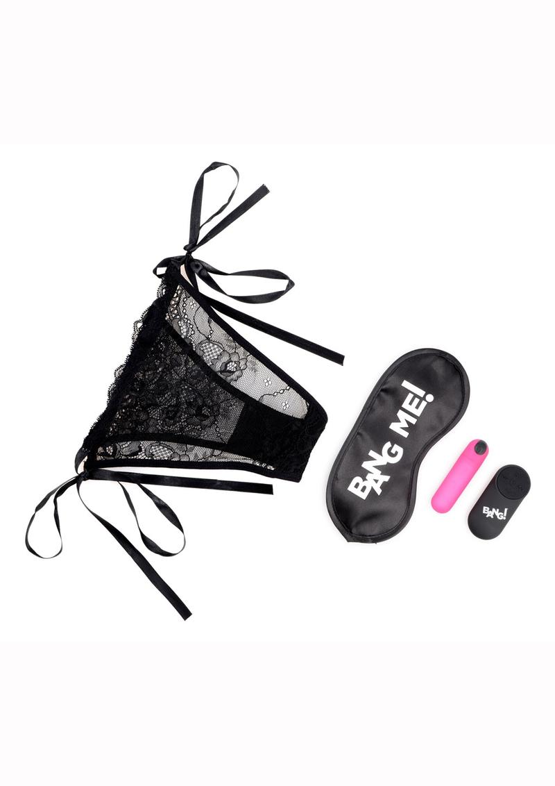 Power Panty Kit | Black Panties with Vibrator The Adult Shoppe Power Panty Kit | Black Panties with Vibrator The Adult Shoppe
