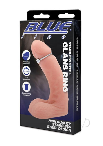 Blue Line Glans Ring 33mm -Stainless - Steel