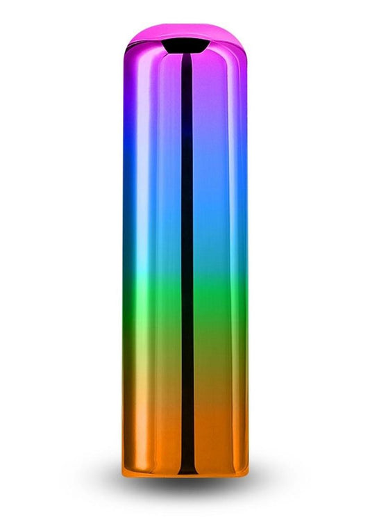 Chroma Rainbow Rechargeable Vibrator - Multicolor - Small