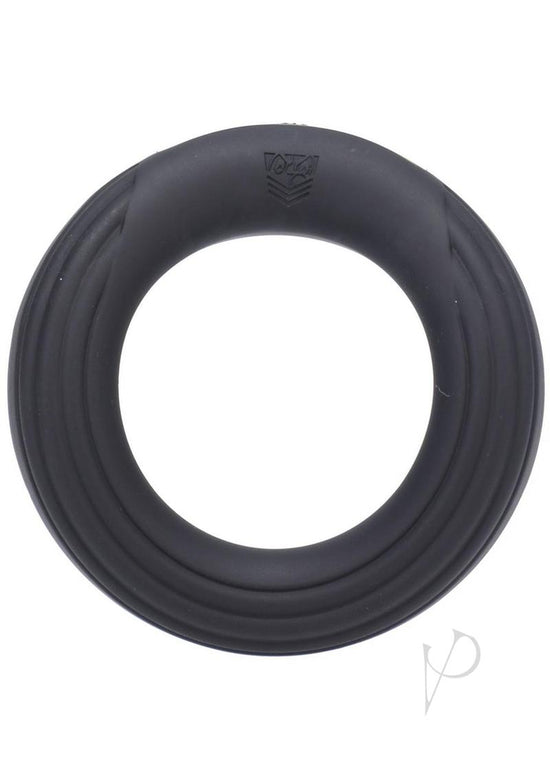 Fort Troff Rev Cock Throbber Rechargeable Silicone Cock Ring - Black - Large