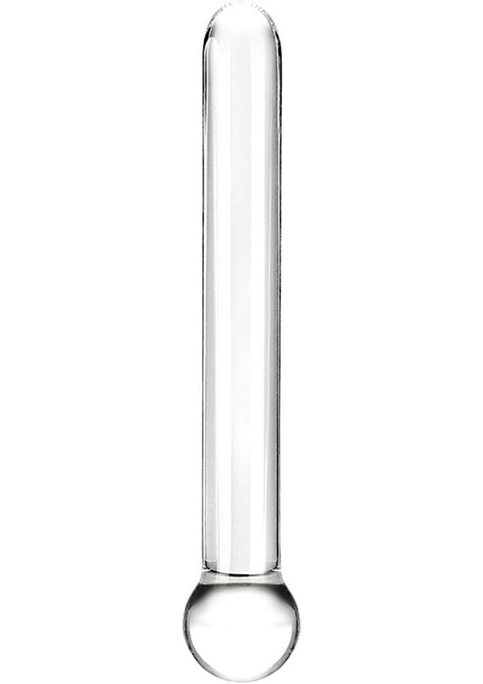 Glas Straight Glass Dildo - Clear - 7in