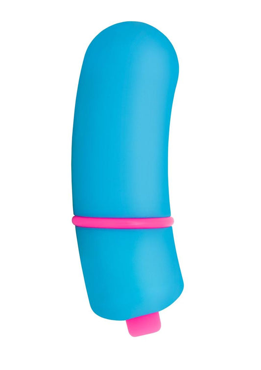 Jelly Bean Bullet Vibrator - Blue