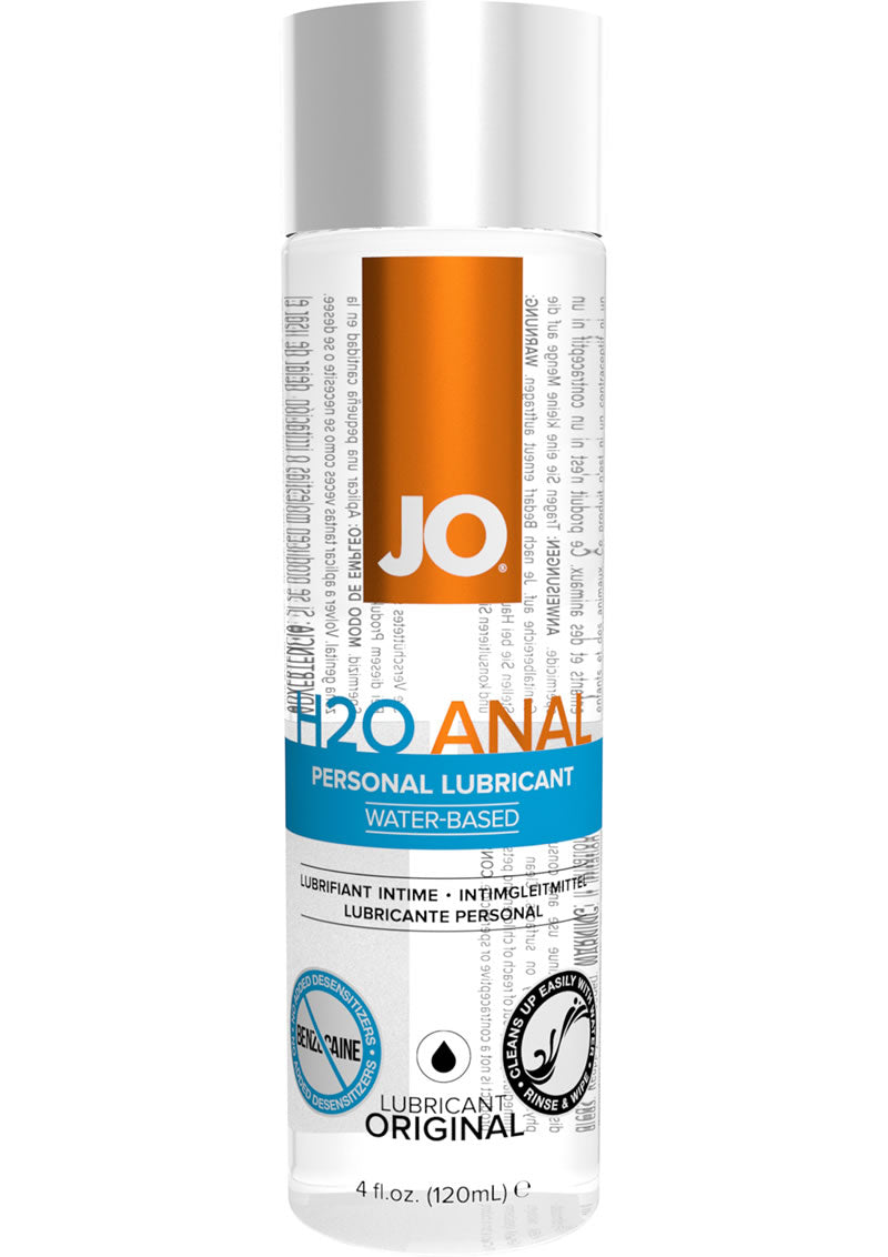 JO H2o Anal Water Based Lubricant - 4oz