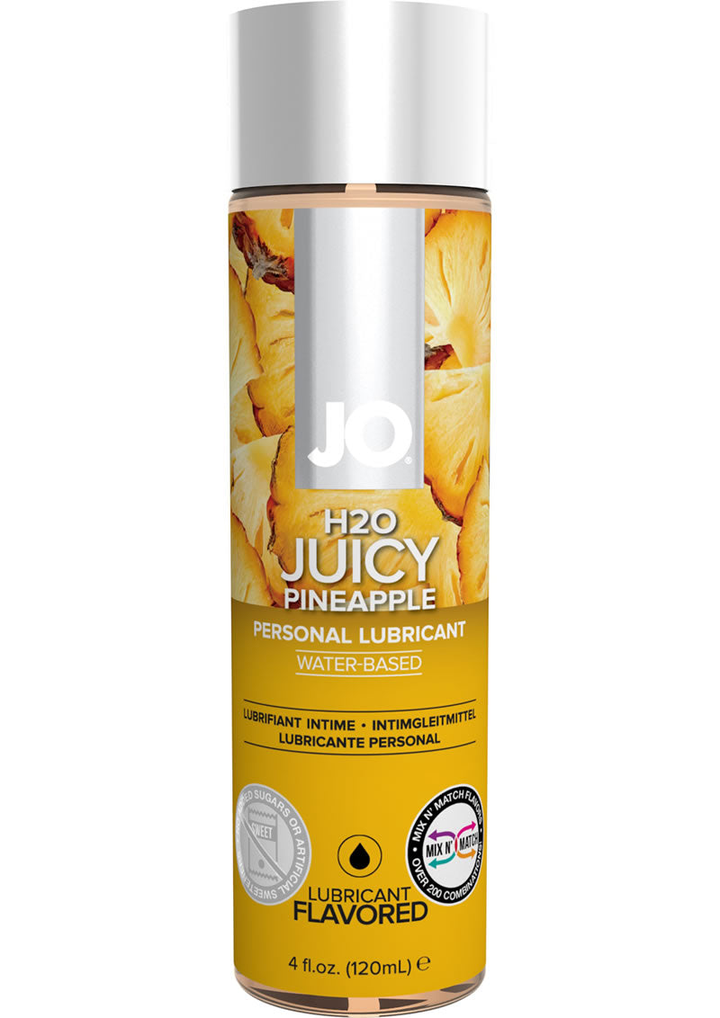 JO H2o Water Based Flavored Lubricant Juicy Pineapple - 4oz