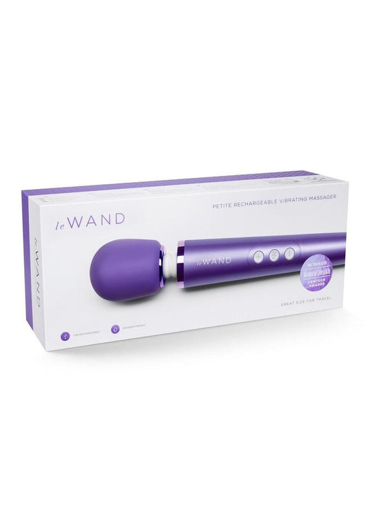 Le Wand Petite Rechargeable Silicone Vibrating Massager - Purple/Violet