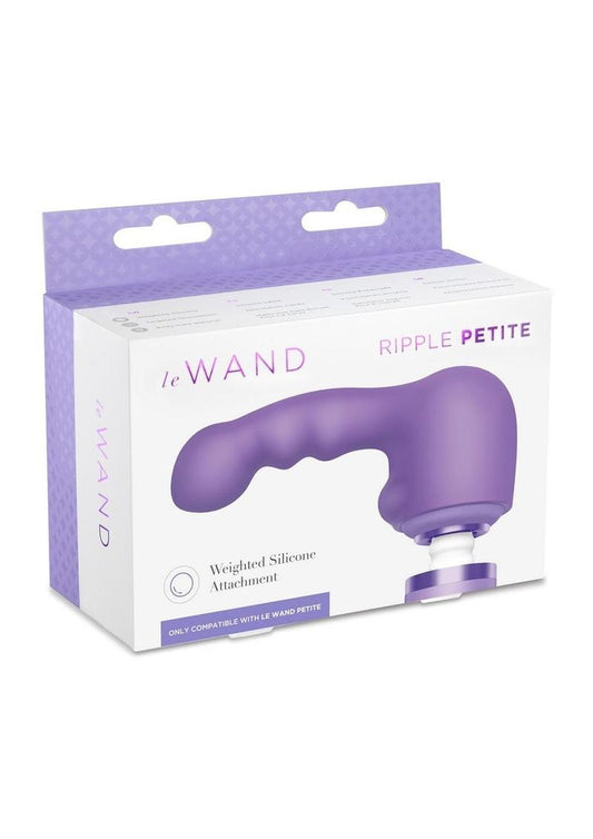 Le Wand Petite Ripple Silicone Attachment Cover - Purple/Violet