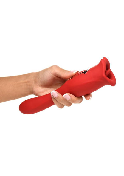 Lickgasm Kiss and Tell Pro Dual-Ended Kissing Rechargeable Silicone Vibrator