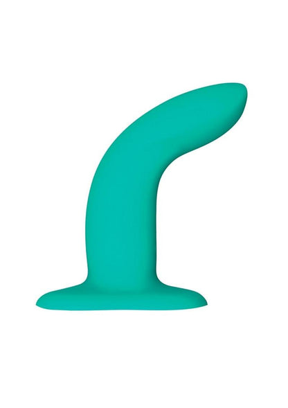 Limba S Silicone Posable Dildo with Suction Cup Base - Carribean