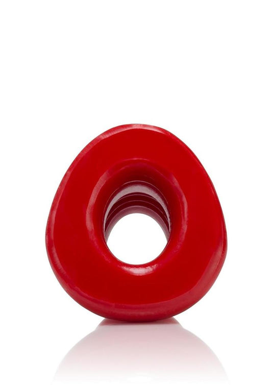 Oxballs Pig-Hole-1 Silicone Hollow Butt Plug - Red - Small
