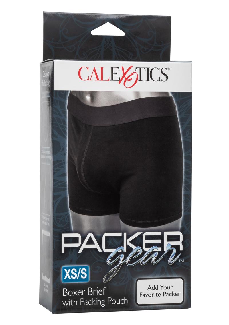 Packer Gear Boxer Brief with Packing Pouch - Black - Small/XSmall