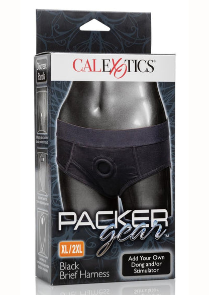 Packer Gear Brief Harness - Black - XLarge/XXLarge