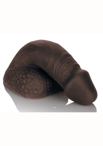 Packer Gear Silicone Packing Penis - Chocolate - 5in