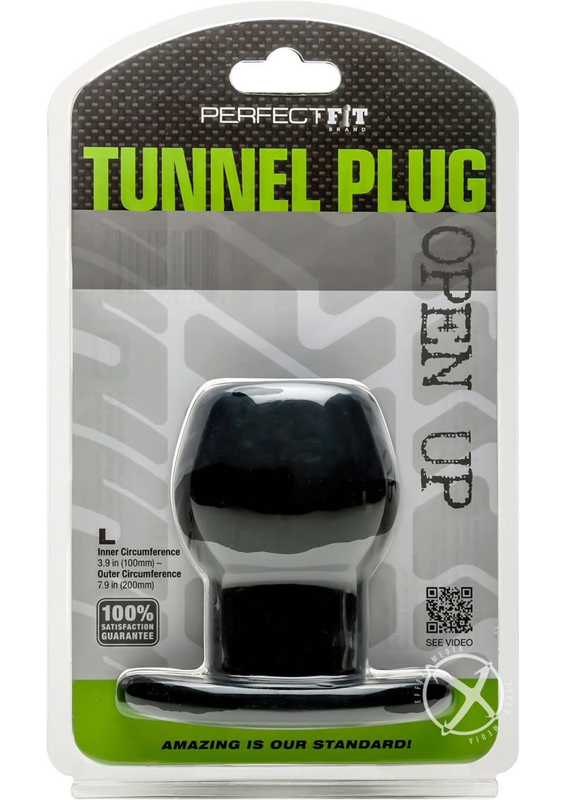 Perfect Fit Tunnel Plug - Black - Large