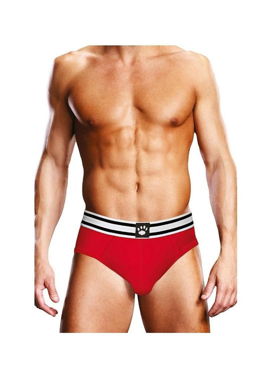 Prowler Red/White Brief - Red/White - Small
