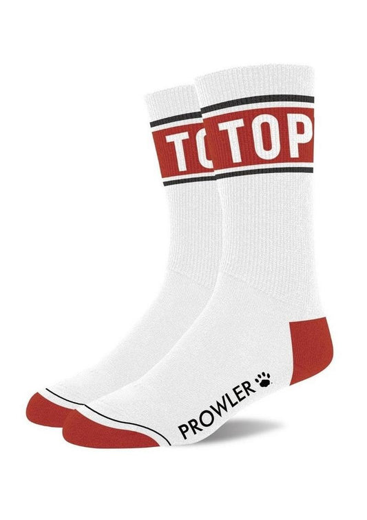Prowler Top Socks - Red/White