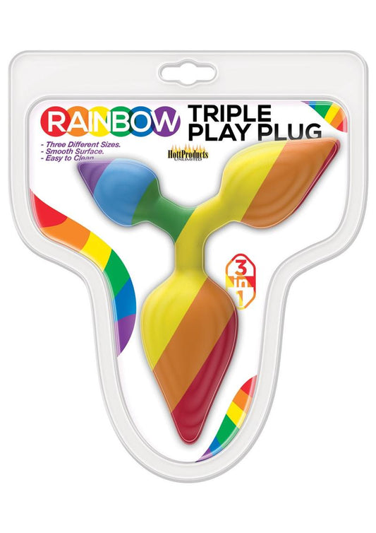 Rainbow Triple Play Plug - Multicolor