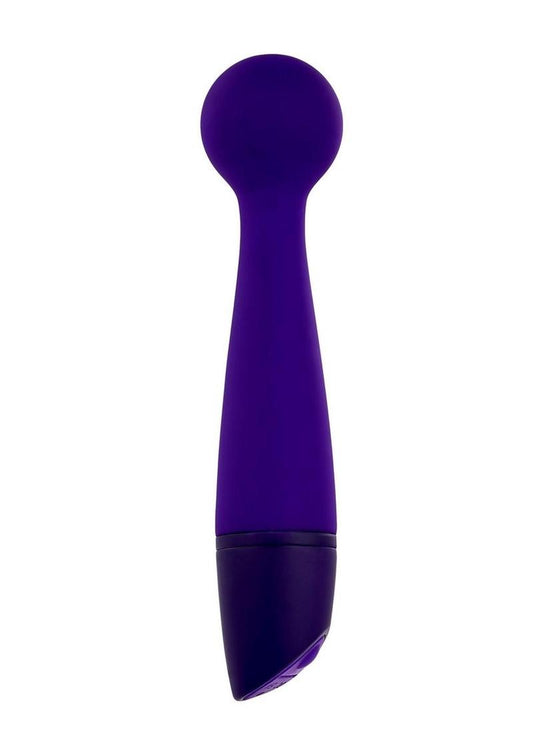 Selopa Gumball Rechargeable Silicone Vibrating Wand - Purple