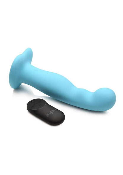 Simply Sweet 21x Vibrating Thick Rechargeable Silicone Dildo with Remote
