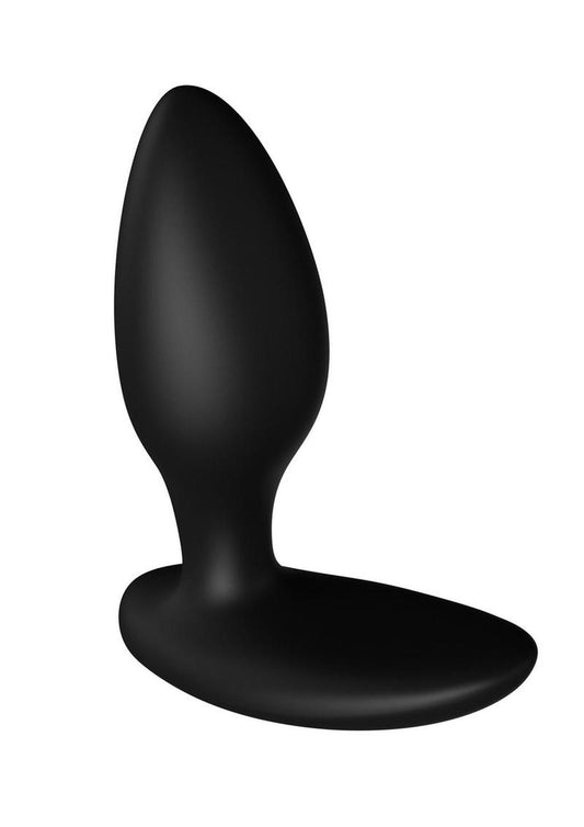 We-Vibe Ditto+ App Compatible Vibrating Rechargeable Silicone Butt Plug with Remote Control - Satin - Black