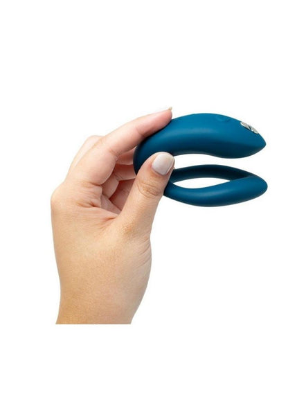 We-Vibe Sync O Rechargeable Silicone Couples Vibrator with Remote Control - Velvet