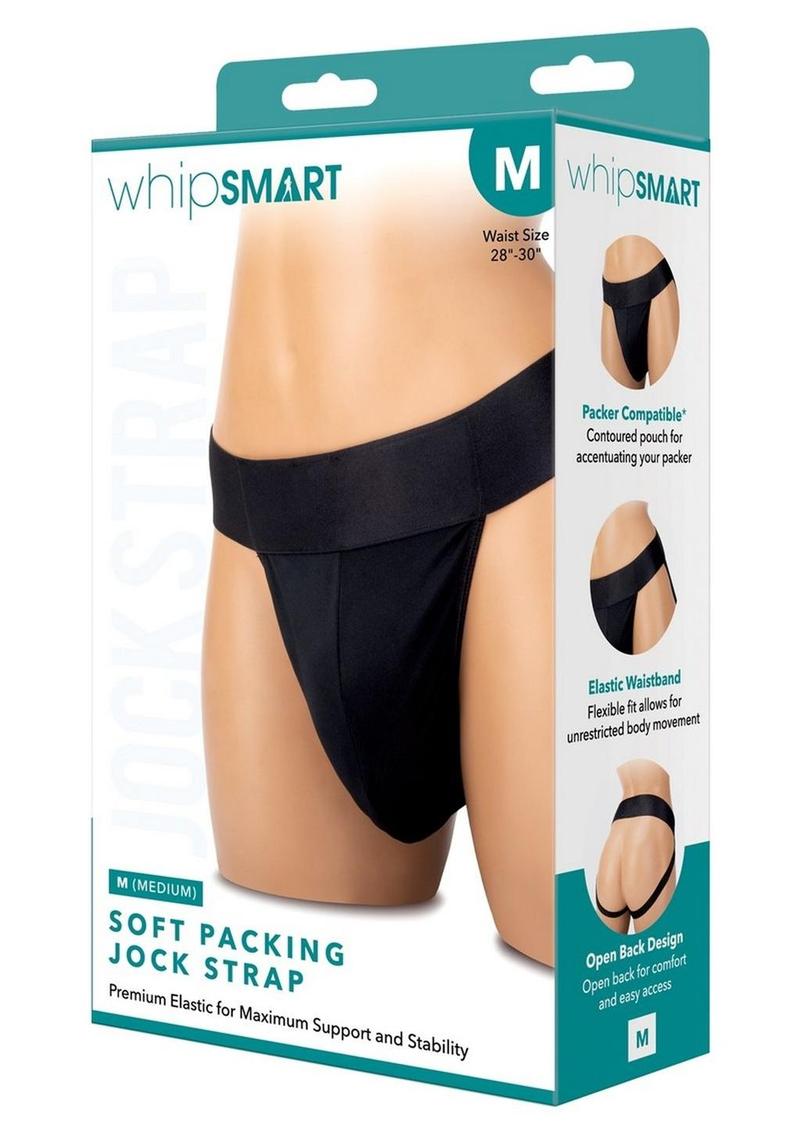 WhipSmart Soft Packing Jock Strap - Black - Medium
