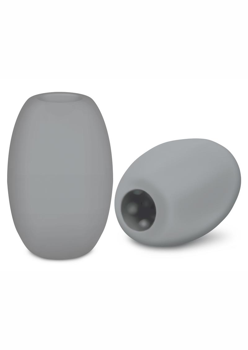 ZOLO Squeezable Mini Bubble Masturbator - Gray/Grey