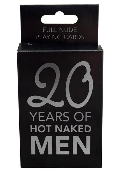 20 Years Of Hot Naked Men Playing Cards