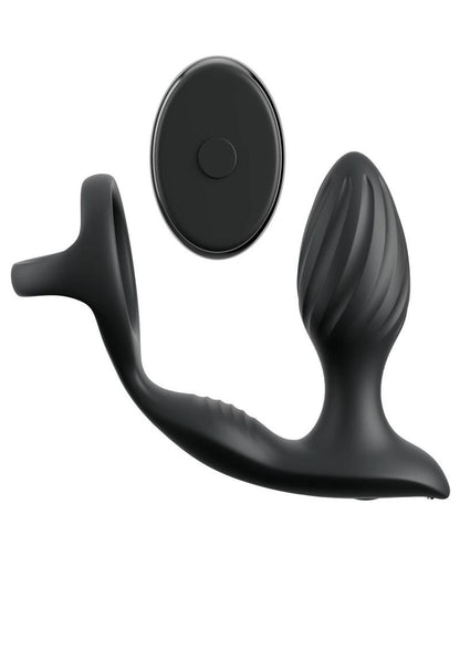 Anal Fantasy Elite Ass-Gasm Gyro-Milk Pro with Remote Control - Black