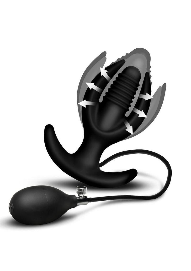 Ass Lock Magnetic Inflatable Anchor Silicone Anal Plug
