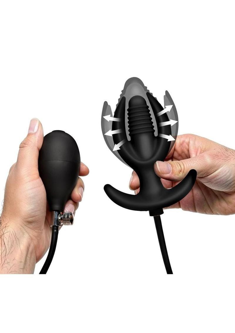 Ass Lock Magnetic Inflatable Anchor Silicone Anal Plug