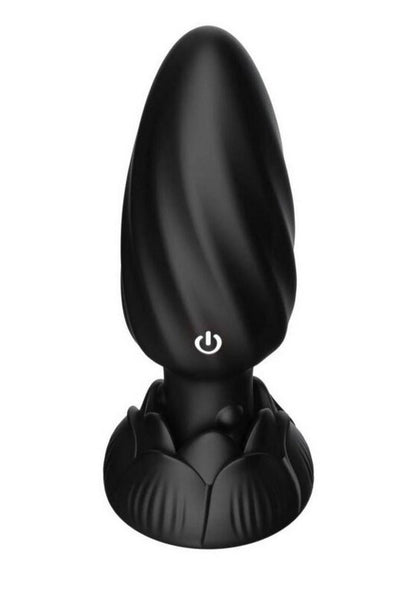 Atomic Rotating Vibrating Rechargeable Silicone Plug with Remote Control