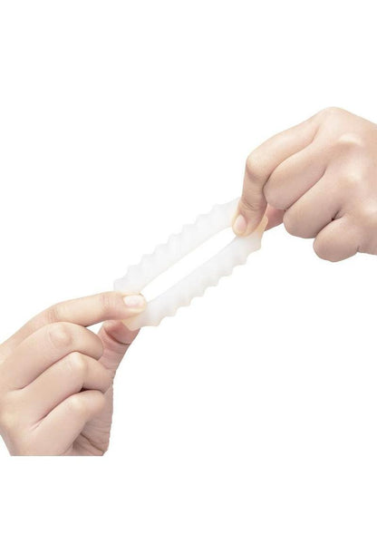 B-Vibe Flex Ring Ripple Silicone Cock Ring