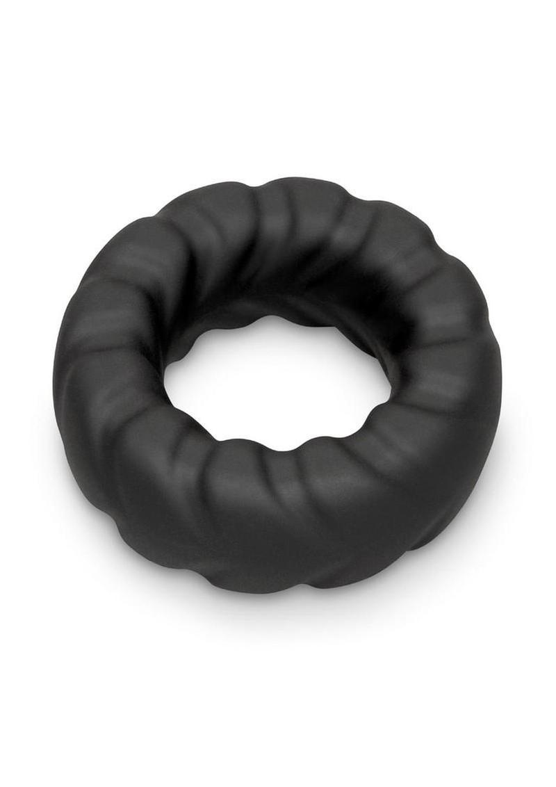 B-Vibe Flex Ring Tread Silicone Cock Ring