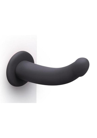 B-Vibe 7 Inch Smooth Silicone Suction Cup Dildo, Harness Compatible
