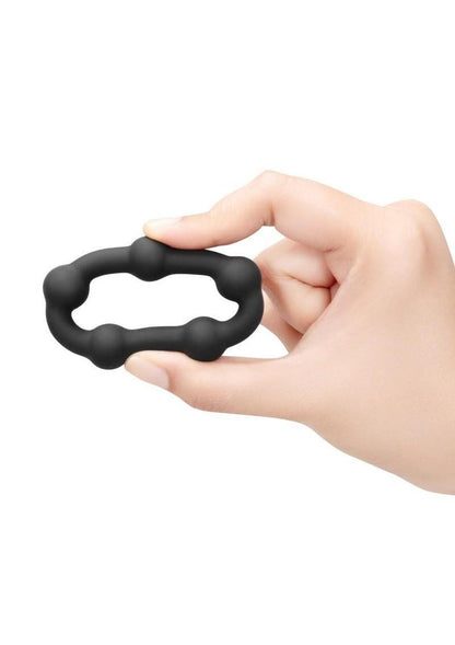 B-Vibe Snug Ring Orbit Nubby Silicone Cock Ring