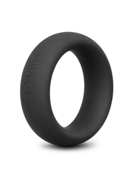 B-Vibe Snug Ring Silicone Cock Ring - Black - 40mm