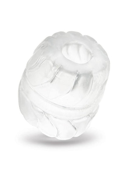 B-Vibe Stretch Tech Barrel Ultra Stretchy Cock Ring - Clear