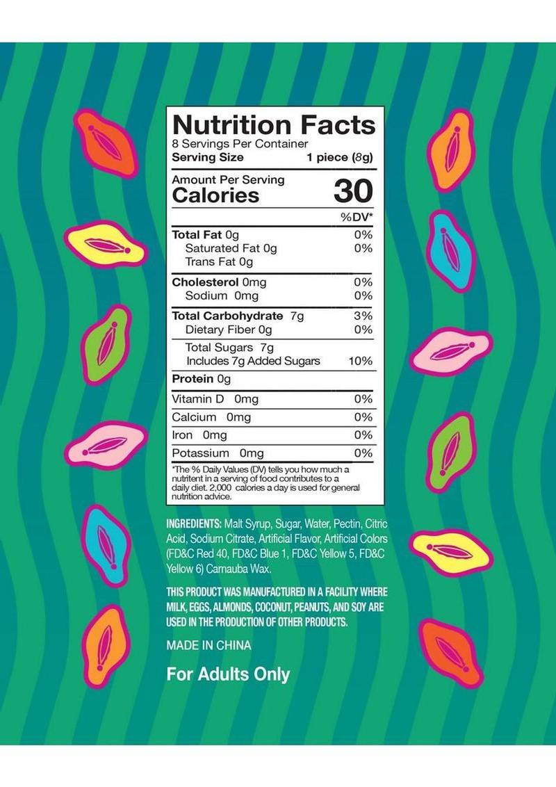 Candyprints Gummy Cunt Candy Sweet and Sour Gummies 2.2oz