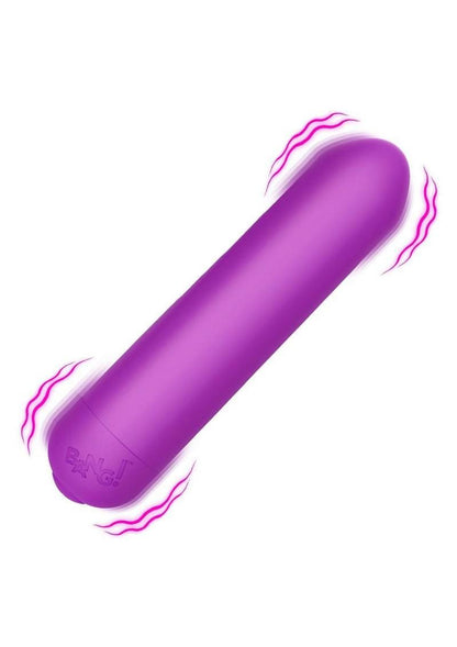 Bang Bullet Rechargeable Silicone Vibrator - Purple