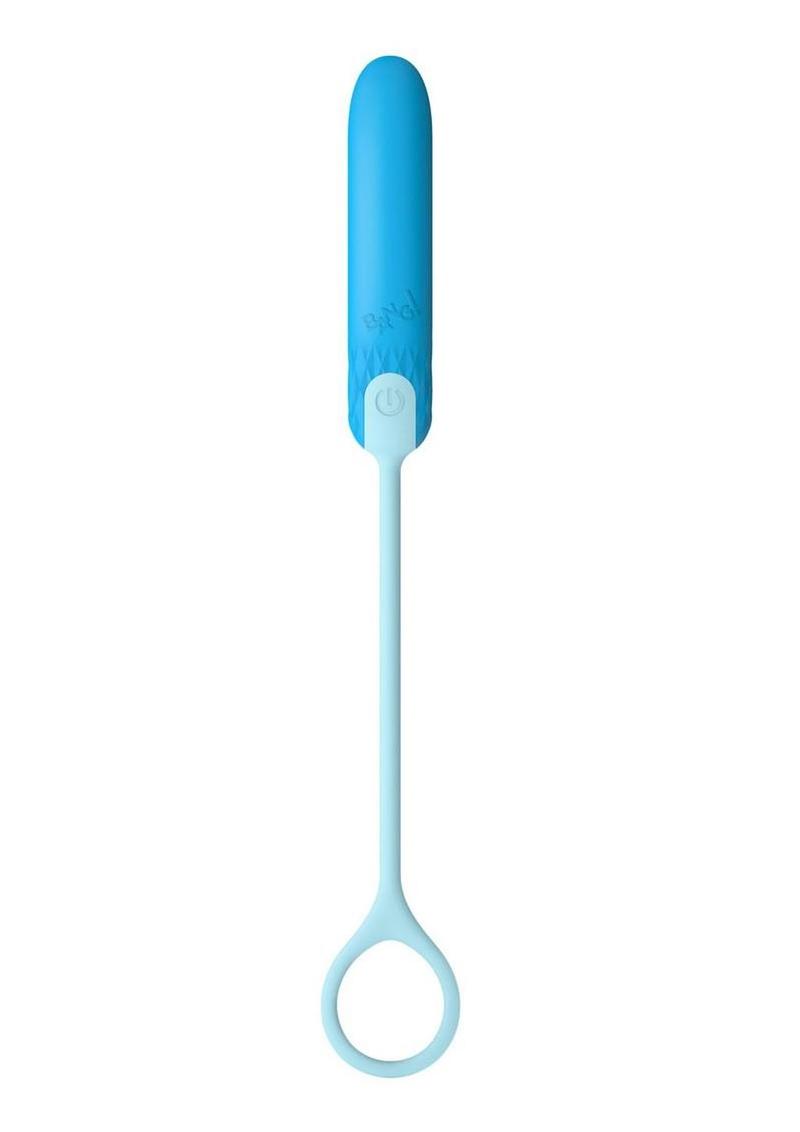 Bang! Silicone Rechargeable Bullet Vibrator with Retrieval Cord
