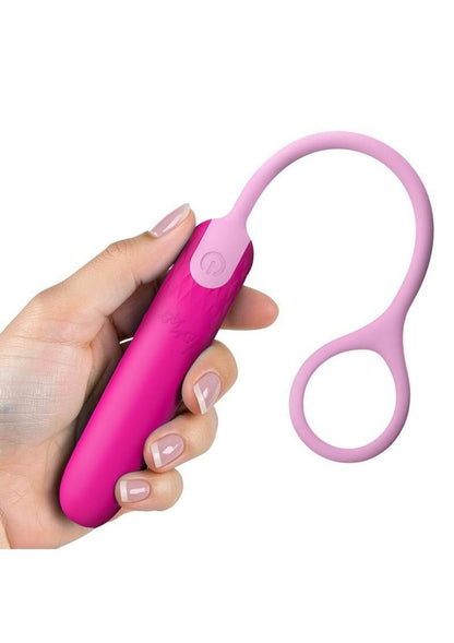 Bang! Silicone Rechargeable Bullet Vibrator with Retrieval Cord