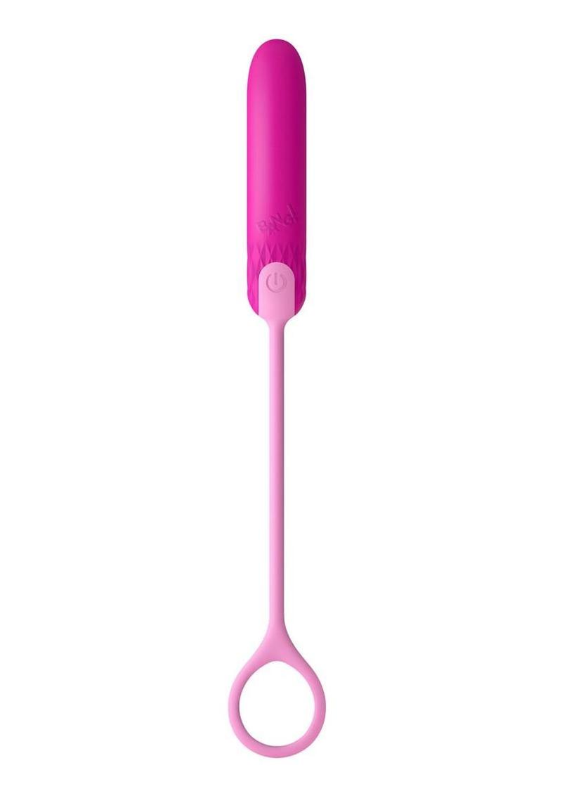 Bang! Silicone Rechargeable Bullet Vibrator with Retrieval Cord