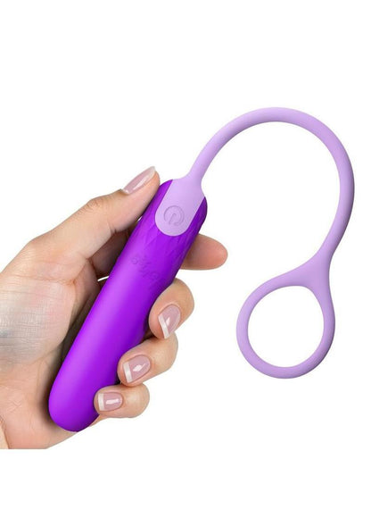 Bang! Silicone Rechargeable Bullet Vibrator with Retrieval Cord