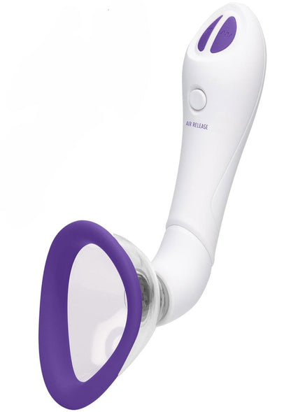 Bloom Intimate Body Pump Vibrating Rechargeable Silicone 4-in-1 Set - Blue
