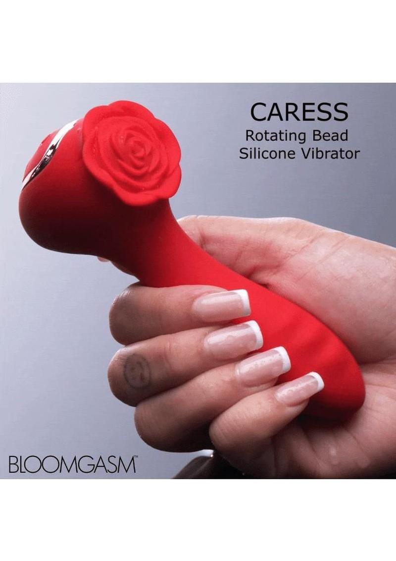 Bloomgasm Caress Rotating Bead Rechargeable Silicone Vibrator