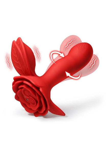 Bloomgasm Gyrarose Gyrating Rechargeable Silicone Vibrator